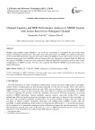 Channel Capacity and BER Performance Analysis of MIMO System with Linear Receiver in Nakagami Channel