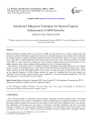 Interference Mitigation Techniques for Spectral Capacity Enhancement in GSM Networks