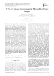 A Novel Visual Cryptographic Method for Color Images
