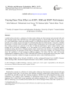 Varying Pause Time Effect on AODV, DSR and DSDV Performance