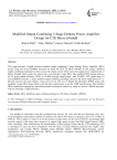 Modified Output Combining 3-Stage Doherty Power Amplifier Design for LTE Micro eNodeB