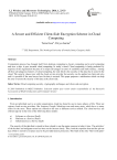 A Secure and Efficient Client-Side Encryption Scheme in Cloud Computing