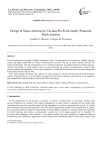 Design of Smart Antenna by Circular Pin-Fed Linearly Polarized Patch Antenna
