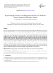 Signal Strength Variation and Propagation Profiles of UHF Radio Wave Channel in Ondo State, Nigeria