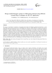 Design and Performance Analysis of Microstrip Antenna using different Ground Plane Techniques for WLAN Application