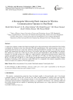 A Rectangular Microstrip Patch Antenna for Wireless Communications Operates in Dual Band