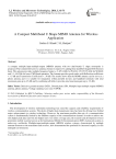 A Compact Multiband U Shape MIMO Antenna for Wireless Application