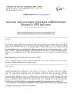 Design and Analysis of Biquad Patch Antenna with Different Hard Substrates for UWB Applications