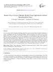 Smarter Way to Access Multiple Mobile Cloud Applications without Interoperability Issues