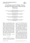 Visual Improvement for Hepatic Abscess Sonogram by Segmentation after Curvelet Denoising