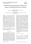 A Hybrid Restoration Approach of Defocused Image Using MGAM and Inverse Filtering