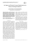 An Improved Particle Swarm Optimization for Protein Folding Prediction