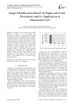 Image Identification Based on Shape and Color Descriptors and Its Application to Ornamental Leaf