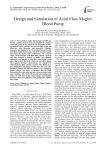 Design and Simulation of Axial Flow Maglev Blood Pump