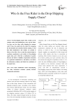 Who Is the Free Rider in the Drop-Shipping Supply Chain?