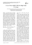 A Low Power BIST TPG for High Fault Coverage