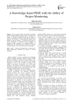 A Knowledge-based PSEE with the Ability of Project Monitoring