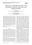 Application of Krill Herd and Water Cycle Algorithms on Dynamic Economic Load Dispatch Problem