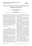 Analysis of the Time Trends of Precipitation over Mediterranean Region