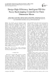 Design High-Efficiency Intelligent PID like Fuzzy Backstepping Controller for Three Dimension Motor