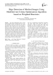 Edge Detection of Medical Images Using Modified Ant Colony Optimization Algorithm based on Weighted Heuristics