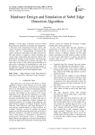 Hardware Design and Simulation of Sobel Edge Detection Algorithm