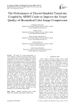 The Performance of Discret Bandelet Transform Coupled by SPIHT Coder to Improve the Visuel Quality of Biomedical Color Image Compression