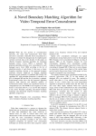 A Novel Boundary Matching Algorithm for Video Temporal Error Concealment
