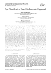 Age Classification Based On Integrated Approach