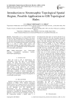 Introduction to Neutrosophic Topological Spatial Region, Possible Application to GIS Topological Rules