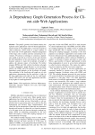 A Dependency Graph Generation Process for Client-side Web Applications