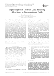 Improving Fault-Tolerant Load Balancing Algorithms in Computational Grids