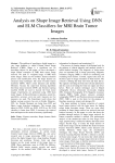 Analysis on Shape Image Retrieval Using DNN and ELM Classifiers for MRI Brain Tumor Images