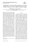 Application of Texture Characteristics for Urban Feature Extraction from Optical Satellite Images