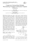 Compressive Sensing Based Multiple Watermarking Technique for Biometric Template Protection