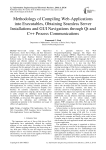 Methodology of Compiling Web-Applications into Executables, Obtaining Seamless Server Installations and GUI Navigations through Qt and C++ Process Communications