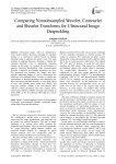 Comparing Nonsubsampled Wavelet, Contourlet and Shearlet Transforms for Ultrasound Image Despeckling