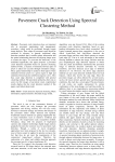 Pavement Crack Detection Using Spectral Clustering Method