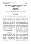 High Payload Watermarking using Residue Number System