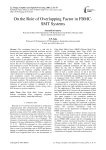 On the Role of Overlapping Factor in FBMC-SMT Systems