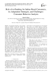 Role of m-Banking for Indian Rural Consumers, its Adaptation Strategies, and Challenges: Consumer Behavior Analysis