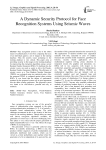 A Dynamic Security Protocol for Face Recognition Systems Using Seismic Waves