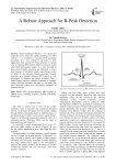 A Robust Approach for R-Peak Detection