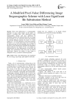 A Modified Pixel-Value Differencing Image Steganographic Scheme with Least Significant Bit Substitution Method