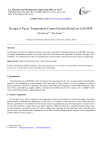 Design of Fuzzy Temperature Control System Based on LabVIEW