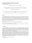 The application agents and web services based on ontology