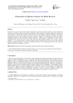 A Research on Opinion Analysis for Book Reviews