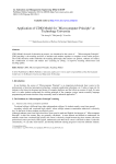 Application of CDIO Model for "Microcomputer Principle" at Technology University