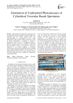 Generation of Undistorted Photomosaics of Cylindrical Vesicular Basalt Specimens