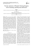 Texture Analysis of Remote Sensing Imagery with Clustering and Bayesian Inference